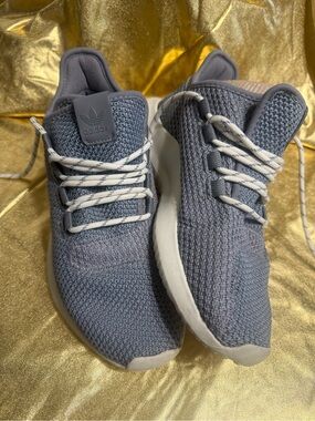 adidas-Sneakers Women’s Terrex Gray Knit Lace-Up Sneakers Outdoor.